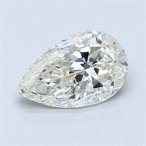 Picture of 1.00 Carats, Pear Diamond with  Cut, H Color, SI1 Clarity and Certified by EGL