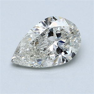 Picture of 1.01 Carats, Pear Diamond with  Cut, F Color, SI1 Clarity and Certified by EGL
