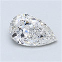 0.91 quilates, De pera Diamante , Color D, claridad SI2 y certificado por EGL INT 