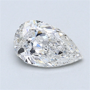 Picture of 0.91 Carats, Pear Diamond with  Cut, D Color, SI2 Clarity and Certified by EGL
