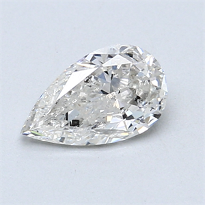 Picture of 0.70 Carats, Pear Diamond with  Cut, D Color, SI2 Clarity and Certified by EGL