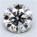 2.30 Carats, Round Diamond with Excellent Cut, E Color, SI2 Clarity and Certified by EGL