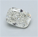 1.00 Carats, Cushion Diamond with  Cut, F Color, SI2 Clarity and Certified by EGL