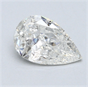 0.90 quilates, De pera Diamante , Color E, claridad SI2 y certificado por EGL INT 