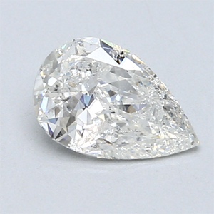 Picture of 0.90 Carats, Pear Diamond with  Cut, E Color, SI2 Clarity and Certified by EGL