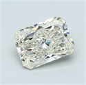 2.51 Carats, Radiant Diamond with  Cut, G Color, VS2 Clarity and Certified by EGL