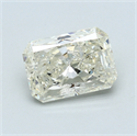 2.81 Carats, Radiant Diamond with  Cut, H Color, SI2 Clarity and Certified by EGL