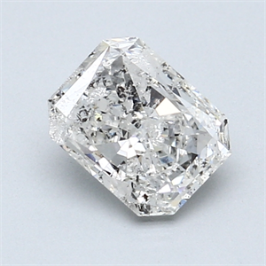 Picture of 1.02 Carats, Radiant Diamond with  Cut, D Color, SI2 Clarity and Certified by EGL