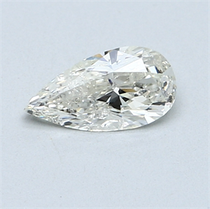 Picture of 0.51 Carats, Pear Diamond with  Cut, G Color, SI2 Clarity and Certified by EGL