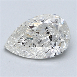 Picture of 1.35 Carats, Pear Diamond with  Cut, E Color, SI2 Clarity and Certified by EGL