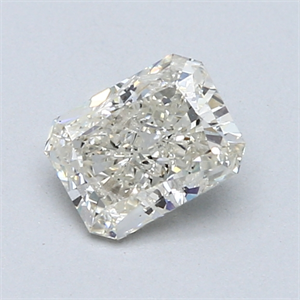 Picture of 0.91 Carats, Radiant Diamond with  Cut, G Color, SI2 Clarity and Certified by EGL