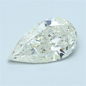 Picture of 1.75 Carats, Pear Diamond with  Cut, H Color, SI2 Clarity and Certified by EGL