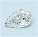 0.70 Carats, Pear Diamond with  Cut, E Color, SI1 Clarity and Certified by EGL