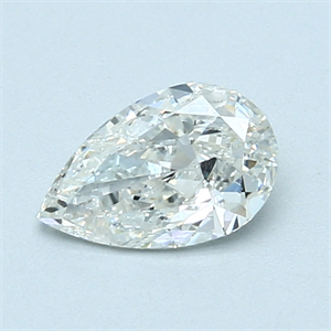 Picture of 0.70 Carats, Pear Diamond with  Cut, E Color, SI1 Clarity and Certified by EGL