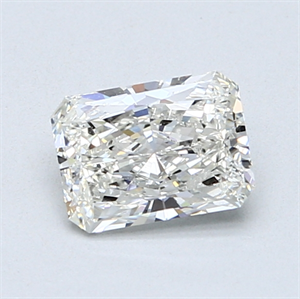 Picture of 0.91 Carats, Radiant Diamond with  Cut, E Color, SI1 Clarity and Certified by EGL
