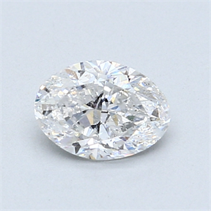 Picture of 0.72 Carats, Oval Diamond with  Cut, D Color, SI1 Clarity and Certified by EGL