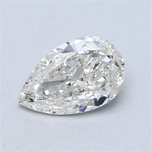Picture of 0.70 Carats, Pear Diamond with  Cut, D Color, SI1 Clarity and Certified by EGL