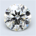 4.15 Carats, Round Diamond with Excellent Cut, F Color, SI2 Clarity and Certified by EGL