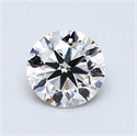 0.90 Carats, Round Diamond with Excellent Cut, E Color, VS2 Clarity and Certified by EGL