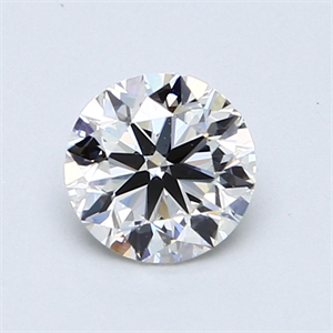Picture of 0.90 Carats, Round Diamond with Excellent Cut, E Color, VS2 Clarity and Certified by EGL