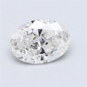 Picture of 0.79 Carats, Oval Diamond with  Cut, E Color, SI2 Clarity and Certified by EGL