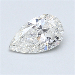 Picture of 0.73 Carats, Pear Diamond with  Cut, E Color, SI2 Clarity and Certified by EGL
