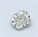 0.71 Carats, Cushion Diamond with  Cut, E Color, SI1 Clarity and Certified by EGL