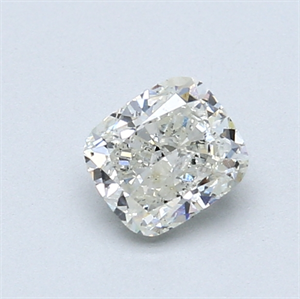 Picture of 0.71 Carats, Cushion Diamond with  Cut, E Color, SI1 Clarity and Certified by EGL