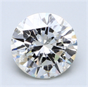 2.50 Carats, Round Diamond with Excellent Cut, F Color, SI1 Clarity and Certified by EGL