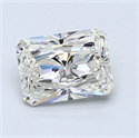 2.01 Carats, Radiant Diamond with  Cut, F Color, VS1 Clarity and Certified by EGL