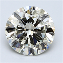 5.02 quilates, Redondo Diamante , Color H, claridad SI1 y certificado por EGL INT 