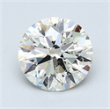 1.40 Carats, Round Diamond with Excellent Cut, G Color, VS2 Clarity and Certified by EGL