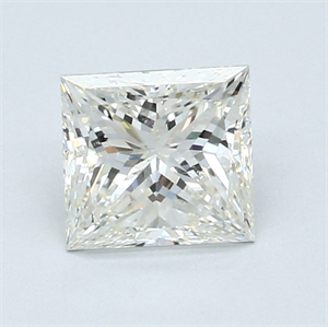 Picture of 1.20 Carats, Princess Diamond with  Cut, F Color, VS2 Clarity and Certified by EGL