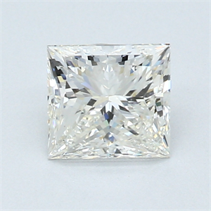 Picture of 1.01 Carats, Princess Diamond with  Cut, F Color, VVS2 Clarity and Certified by EGL