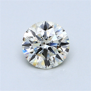 Picture of 0.65 Carats, Round Diamond with Excellent Cut, H Color, VS1 Clarity and Certified by EGL