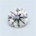 0.80 Carats, Round Diamond with Excellent Cut, G Color, VS2 Clarity and Certified by EGL