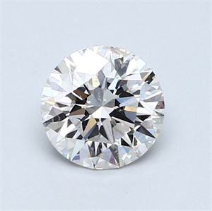 Picture of 0.91 Carats, Round Diamond with Excellent Cut, D Color, SI1 Clarity and Certified by EGL