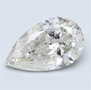 Picture of 2.02 Carats, Pear Diamond with  Cut, G Color, SI3 Clarity and Certified by EGL