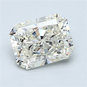 Picture of 1.37 Carats, Radiant Diamond with  Cut, F Color, VS1 Clarity and Certified by EGL