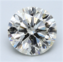 3.01 Carats, Round Diamond with Excellent Cut, G Color, SI2 Clarity and Certified by EGL