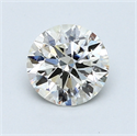 1.00 quilates, Redondo Diamante , Color F, claridad SI1 y certificado por EGL INT 