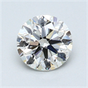 0.90 Carats, Round Diamond with Excellent Cut, F Color, VS2 Clarity and Certified by EGL
