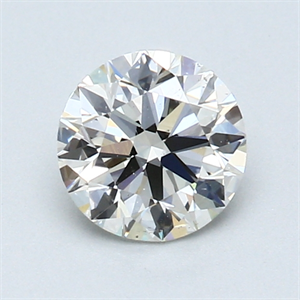 Picture of 0.90 Carats, Round Diamond with Excellent Cut, F Color, VS2 Clarity and Certified by EGL