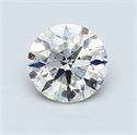 0.90 Carats, Round Diamond with Excellent Cut, E Color, VS2 Clarity and Certified by EGL