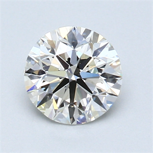 Picture of 0.90 Carats, Round Diamond with Excellent Cut, F Color, VS2 Clarity and Certified by EGL