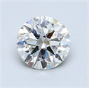 1.00 quilates, Redondo Diamante , Color F, claridad SI1 y certificado por EGL INT 