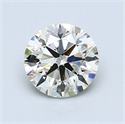 1.00 Carats, Round Diamond with Excellent Cut, G Color, SI1 Clarity and Certified by EGL