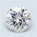 3.01 Carats, Round Diamond with Excellent Cut, D Color, SI2 Clarity and Certified by EGL