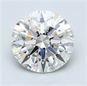 1.70 Carats, Round Diamond with Excellent Cut, F Color, VS1 Clarity and Certified by EGL