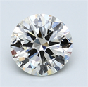 2.02 Carats, Round Diamond with Excellent Cut, G Color, SI1 Clarity and Certified by EGL